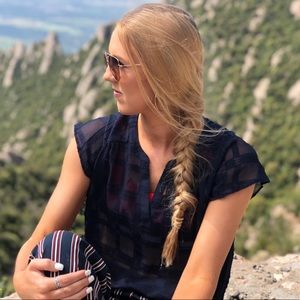 See-Through Banana Republic Top